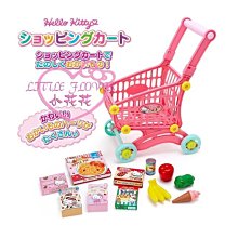 ♥小花花日本精品♥ 促銷HelloKitty凱蒂貓玩具購物車辦家家樂 超市購物車 粉紅色自組購物車玩具 11419709