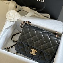 Chanel A35200 mini Coco 方胖子 肩背包 黑銀