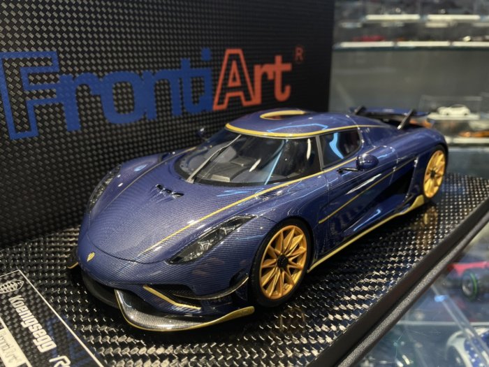 吉華科技＠ 1/18 FrontiArt Koenigsegg Regera Blue Tinted Carbon