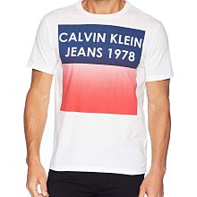 ☆【CK男生館】☆【Calvin Klein LOGO印圖短袖T恤】☆【CK001N4】(S)