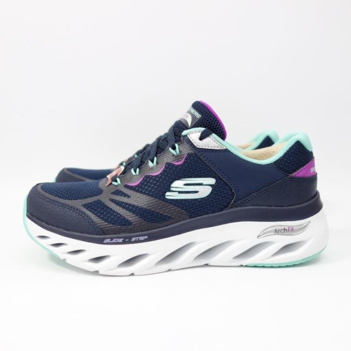 SKECHERS ARCH FIT GLIDE-STEP 慢跑鞋 固特異底 健走鞋 女款 149386NVPR