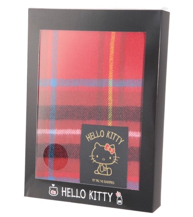 Kitty 100%羊毛圍巾 披肩《紅蘇格蘭紋》Lochcarron 蘇格蘭製造 日本帶回現貨免運費 小日尼三 41+