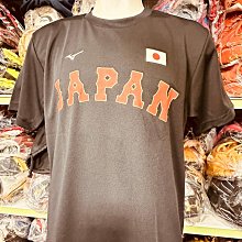 貳拾肆棒球-日本帶回侍JAPAN日本代表短袖排汗衫/Mizuno 製造 L