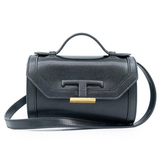 全新 tod’s TIMELESS 圓筒包 真皮 TSP TRACOLLINA 斜背 側背 手提 肩背 tods