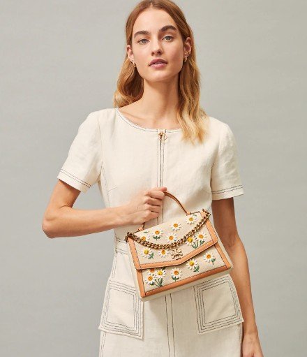 Tory burch 2024 kira canvas applique