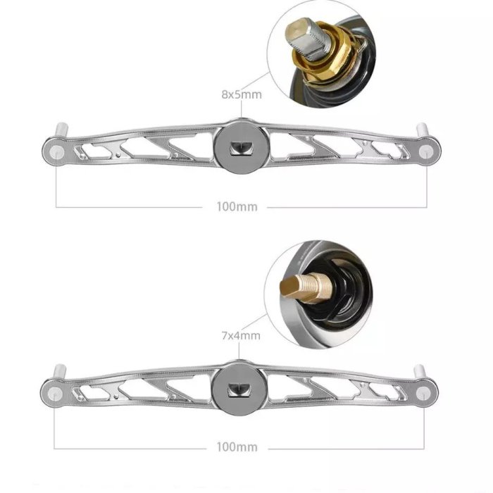 【現貨】Gomexus Blade 鈦合金系列 100mm把手 Shimano BFS daiwa UL 小烏龜 捲線器