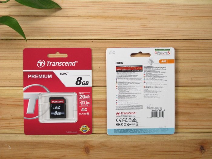 創見 Transcend SD 300S 8GB Class10 20MB/s SDHC 8G 記憶卡