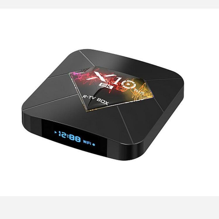 x10 plus 機頂盒安卓9.0 H6晶片 4G64GB 4k高清網絡播放器tvbox