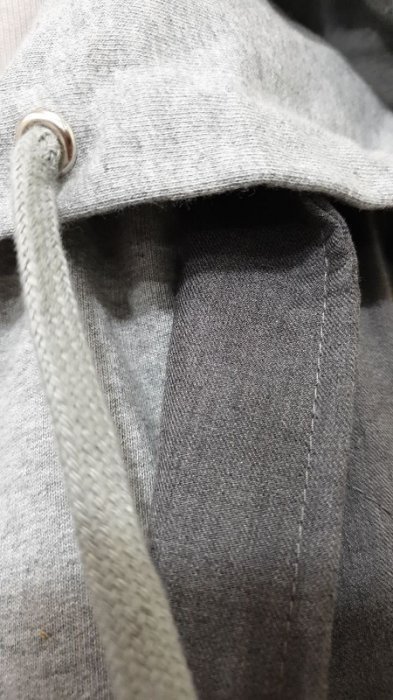 全新❤╮專櫃IROO 灰色菱格假2件連帽外套