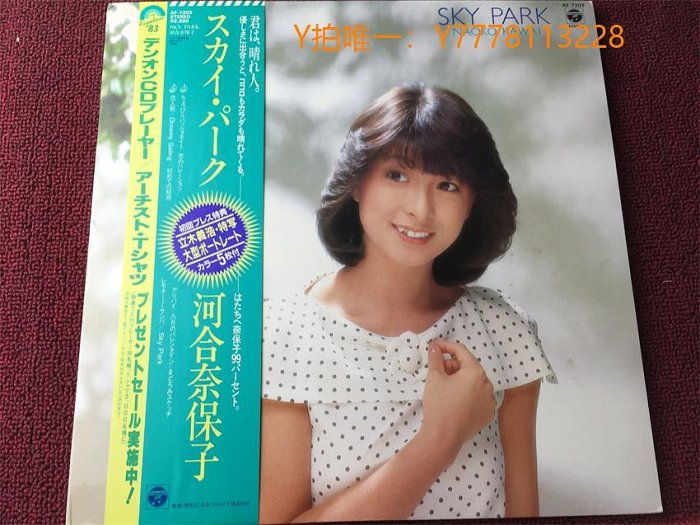 黑膠唱片Naoko Kawai 河合奈保子 Sky Park J版黑膠LP S1437