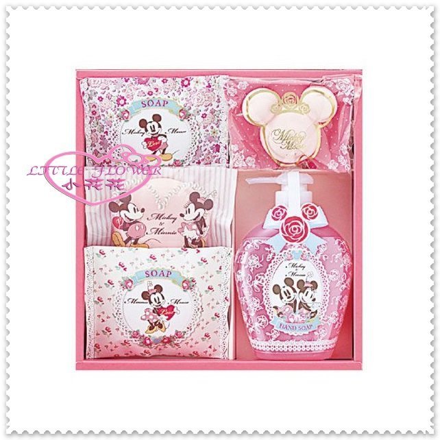 小花花日本精品♥ Hello Kitty 米奇米妮   玫瑰香皂  洗手乳34049303