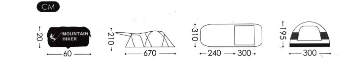 【山野賣客】戶外勢力 Mountain Hiker RV Tent 橄欖綠 一房一廳帳 帳篷 客廳 前庭 星墅 炊事帳