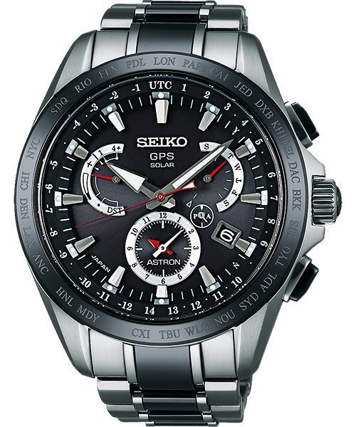 SEIKO ASTRON GPS衛星電波鈦金屬錶(SSE041J1)-黑/45mm8X53-0AB0D