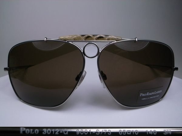 信義計劃 眼鏡 POLO RALPH LAUREN 3012 太陽眼鏡 蟒蛇皮金屬超大框 sunglasses