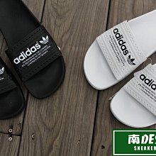 南◇現 ADIDAS 愛迪達 Adilette 義大利製 拖鞋 文字 黑S78689 白S78688 可碰水