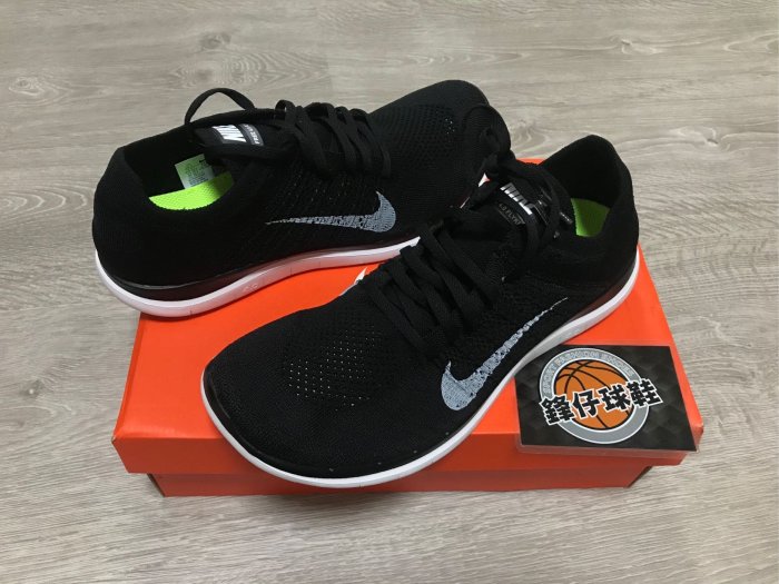 【 鋒仔球鞋 】NIKE FREE 4.0 FLYKNIT 襪套 編織 慢跑鞋 男鞋 黑白 631053-001