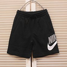 『NIKE 童裝-春夏款』NY2122011 中性款棉質短褲(4號/6號)☆正黑色☆