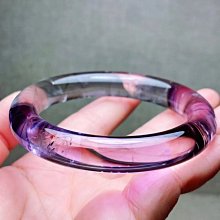 ❤妙玉生花優品購❤純天然紫水晶手鐲， 內徑58.5，條粗12mm