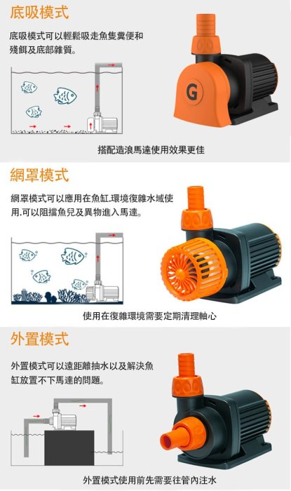 一方 智能變頻馬達 SF-13000 水陸兩用馬達