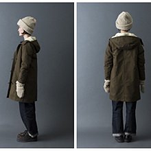 日本 s&nd 冬 高品質 學院風 羔羊絨絎縫夾棉連帽長大衣 (現貨款特價) 補貨到新色到