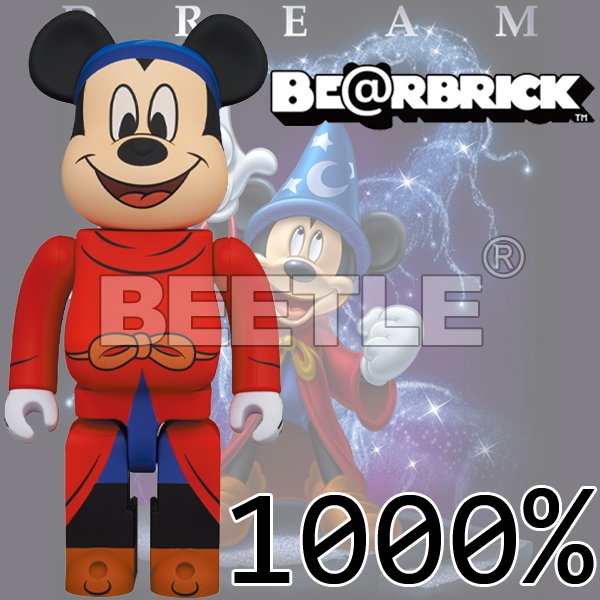 BEETLE BE@RBRICK FANTASIA 魔法米奇MICKEY BEARBRICK 1000% | Yahoo