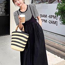貓姐的團購中心~韓黑色吊帶裙子+t恤兩件套#33627~一套560元~預購款