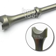 BuyTools-《專業級》氣動鎚鑿刀頭,圓25mm內弧凹型鑿刀,汽修底盤維修和尚頭用,大廠指定代工,台灣製造「含稅」