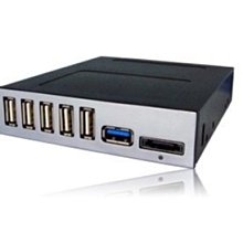 小白的生活工場*EASYDIY (ED-UB-IN5-2) 前置3.5 5USB HUB+USB3.0~