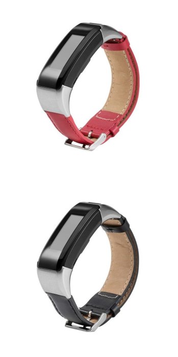 【現貨】ANCASE 2件組合 Garmin Vivosmart HR 錶帶 真皮錶帶