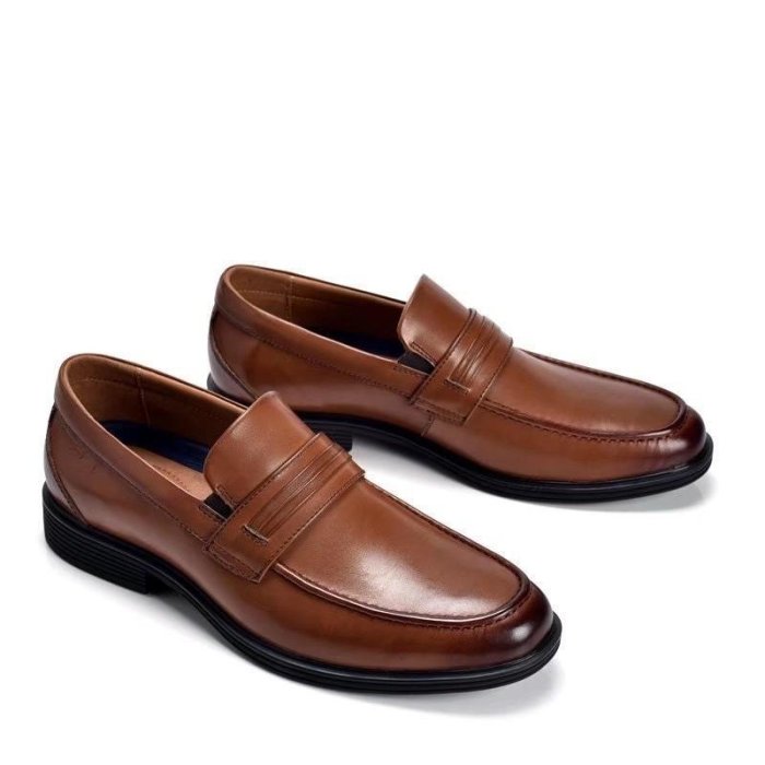 ❤小鹿臻選❤clarks正品Clarks男鞋2021夏季新款皮鞋男英倫休閑樂福鞋Whiddon Loafer