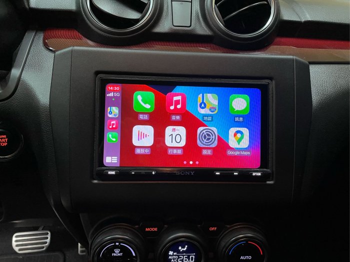 SONY 新品XAV-AX5500 6.95吋除了CarPlay Android Auto 全新功能WebLink