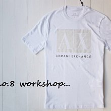 【A/X男生館】【ARMANI EXCHANGE大LOGO貼鑽短袖T恤】【AX002M1】(XS-S)