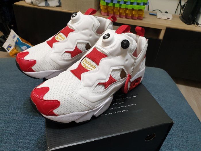 全新 正品 REEBOK PUMP FURY OG MU 27.5號 紅白 店到店免運