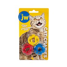 美國JW Pet 瘋狂三色球（DK-32346）可拋 貓咪狩獵 貓玩具