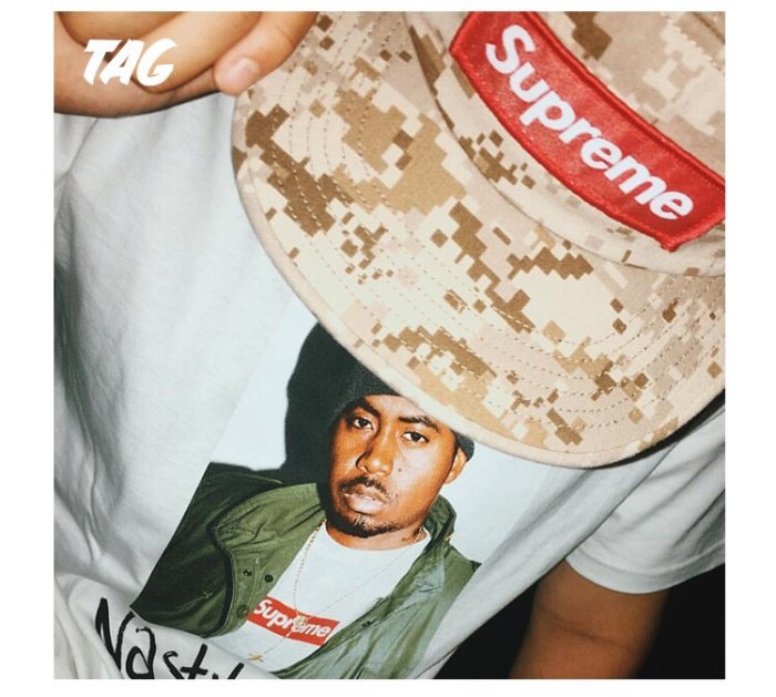 Supreme Nas Tee | Yahoo奇摩拍賣