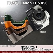 TP底座 Canon EOS R50 電池開孔底座 手工真皮底座 快拆電池 開底式 電池開口底座 相機皮套