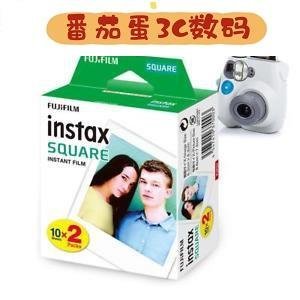 【番茄蛋3C數碼】Fujifilm Instax 紙方形普通內容 20 張 10x2 白色