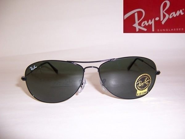 光寶眼鏡城(台南)Ray-Ban RB3362/002*飛行款黑框深灰綠太陽眼鏡*明星最愛款*旭日公司貨