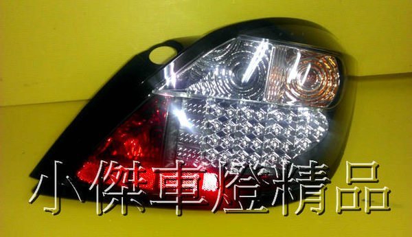 ☆小傑車燈家族☆全新高品質 opel astra 03-08年 astra h 黑框led尾燈酷炫超亮..