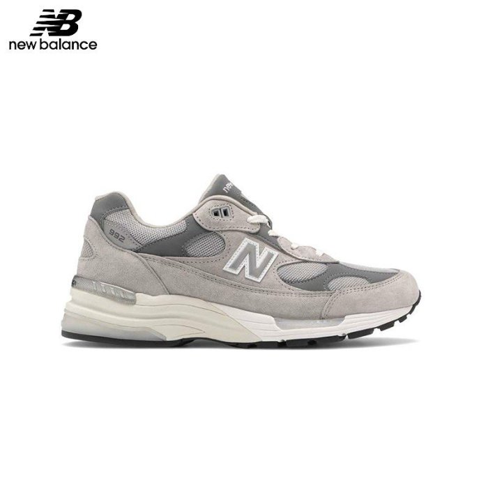 8折New Balance 992 紐巴倫休閒慢跑鞋美製D楦NB 元祖灰黑M992GR/BL