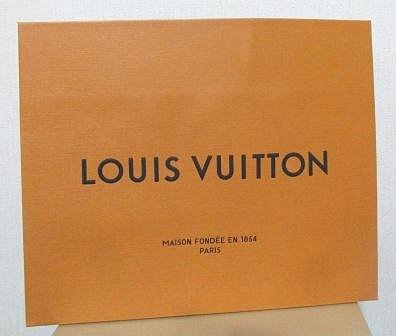 ~LV LOUIS VUITTON 橫式 紙袋/提袋 22x18x11.6cm~