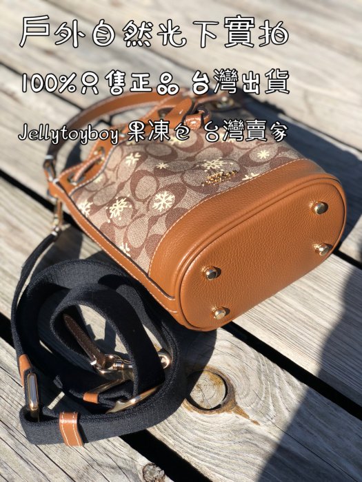 Coach DEMPSEY 15 雪花 CE587 SNOWFLAKE 現貨 限量 迷你LV款水桶包 折扣款 全新正品