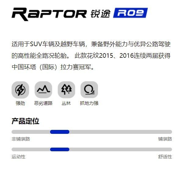 《大台北》億成汽車輪胎量販中心-雷登輪胎 Raptor 锐途 R09【255/70R16】