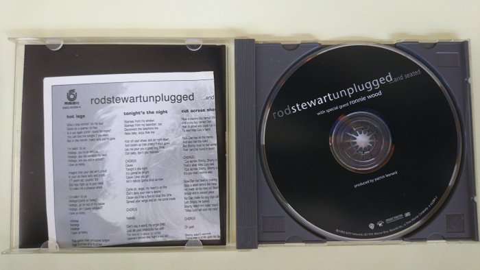 【鳳姐嚴選二手唱片】ROD STEWART 洛史都華 / unplugged…and seated (些微刮傷)