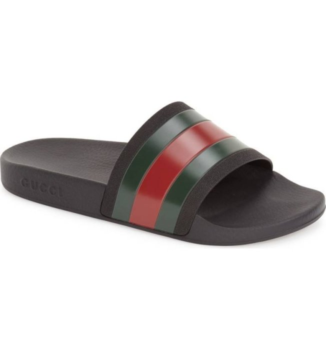 Gucci Pursuit 72 Slide Sandal 3色 條紋拖鞋 經典綠紅配色