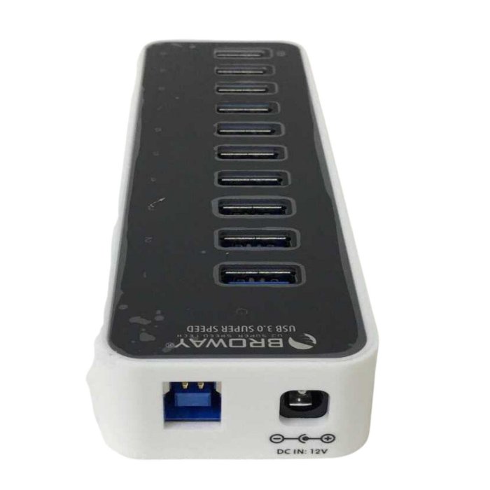 BROWAY 極速 10埠 USB3.0 5Gbps 集線器 BW-USB038A