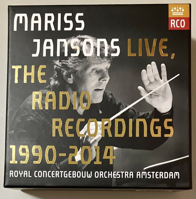 【二手良品】古典CD：楊頌斯（Mariss Jansons）與阿姆斯特丹大會堂管弦樂團現場音樂會選（13CD+DVD）