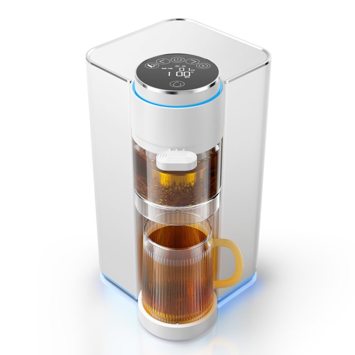 現貨熱銷-瞬熱110V泡茶機全自動智能即熱式飲水機出口小家電茶飲機臺式小型