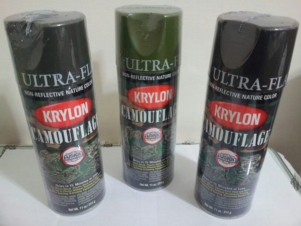 鼎旺汽車百貨~美國進口 KRYLON 迷彩塗料噴漆 特種部隊迷彩噴漆 軍事 偽裝 生存遊戲