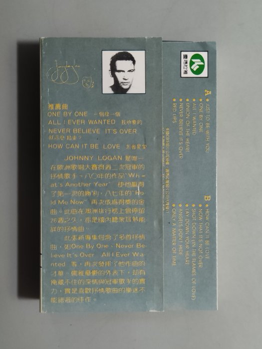 錄音帶/卡帶/GA51/英文/強尼羅根 JOHNNY LOGAN/提起我的名字 MENTION MY NAME/非CD非黑膠